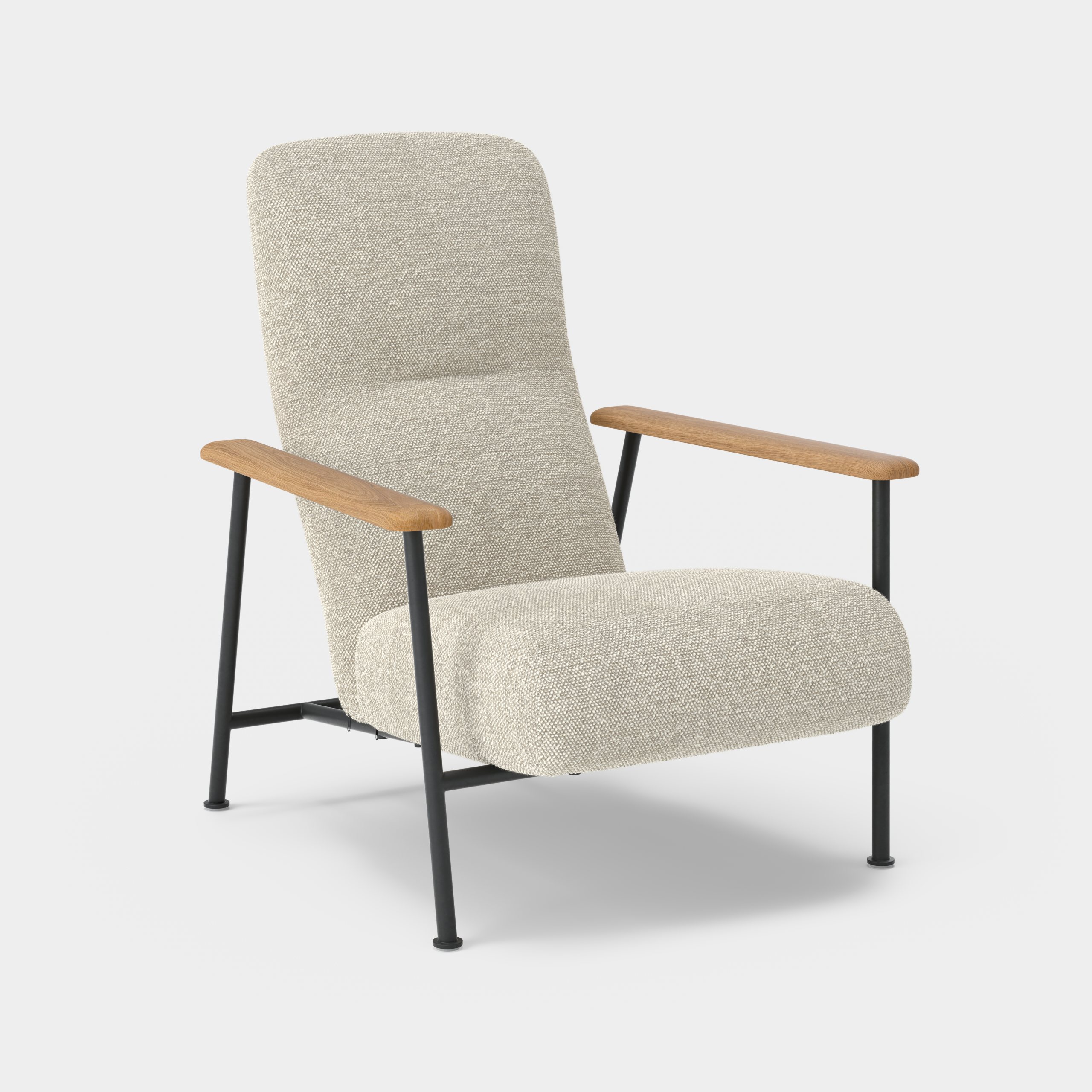 Jump Easy Chair – Oiled Oak  – Sahco Safire 0007