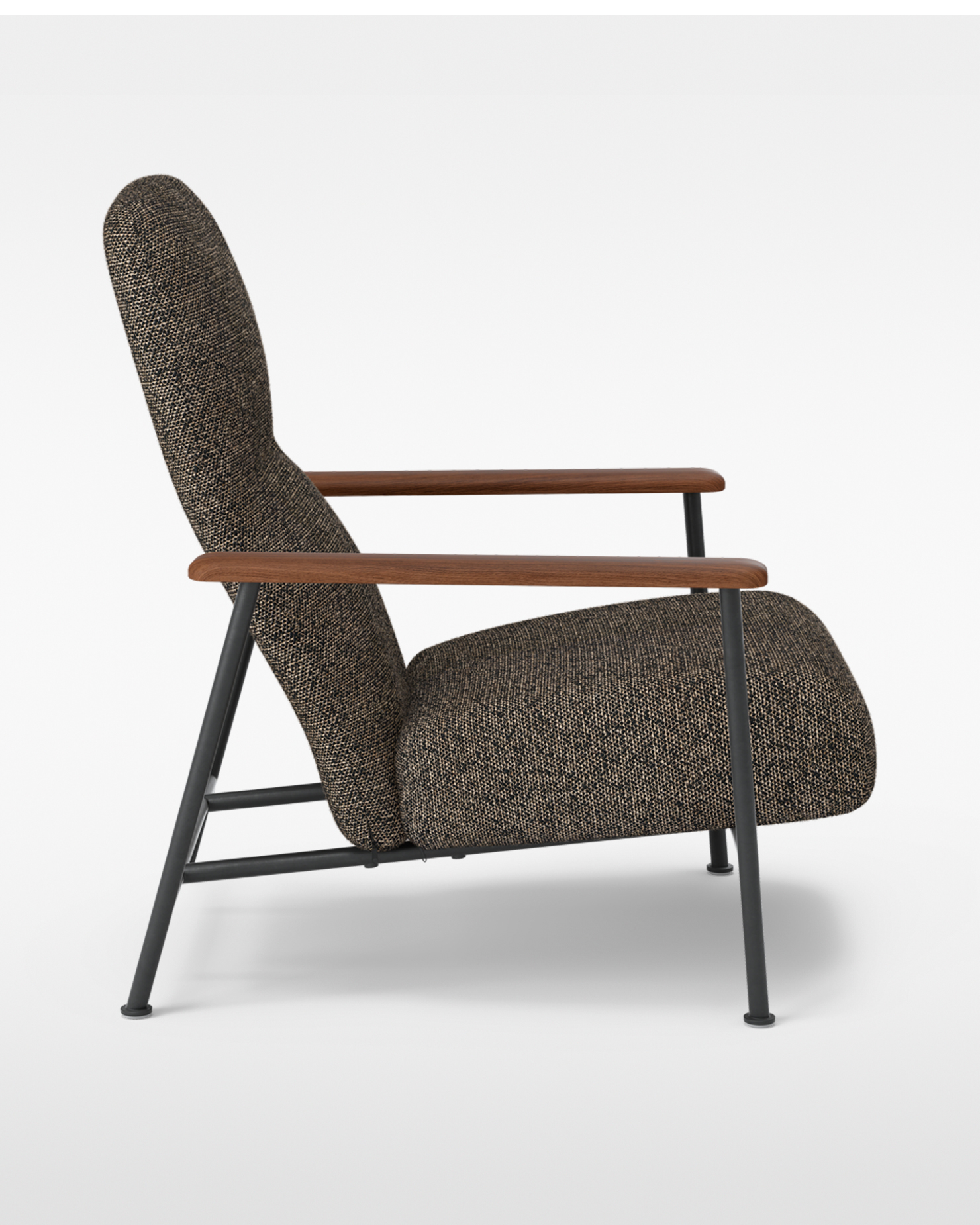 Jump Easy Chair – Walnut armrests – Custom