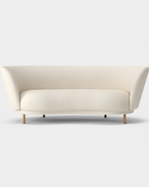 dandy 2 seater sofa BUTE STORR – EGGSHELL/NATURAL OAK