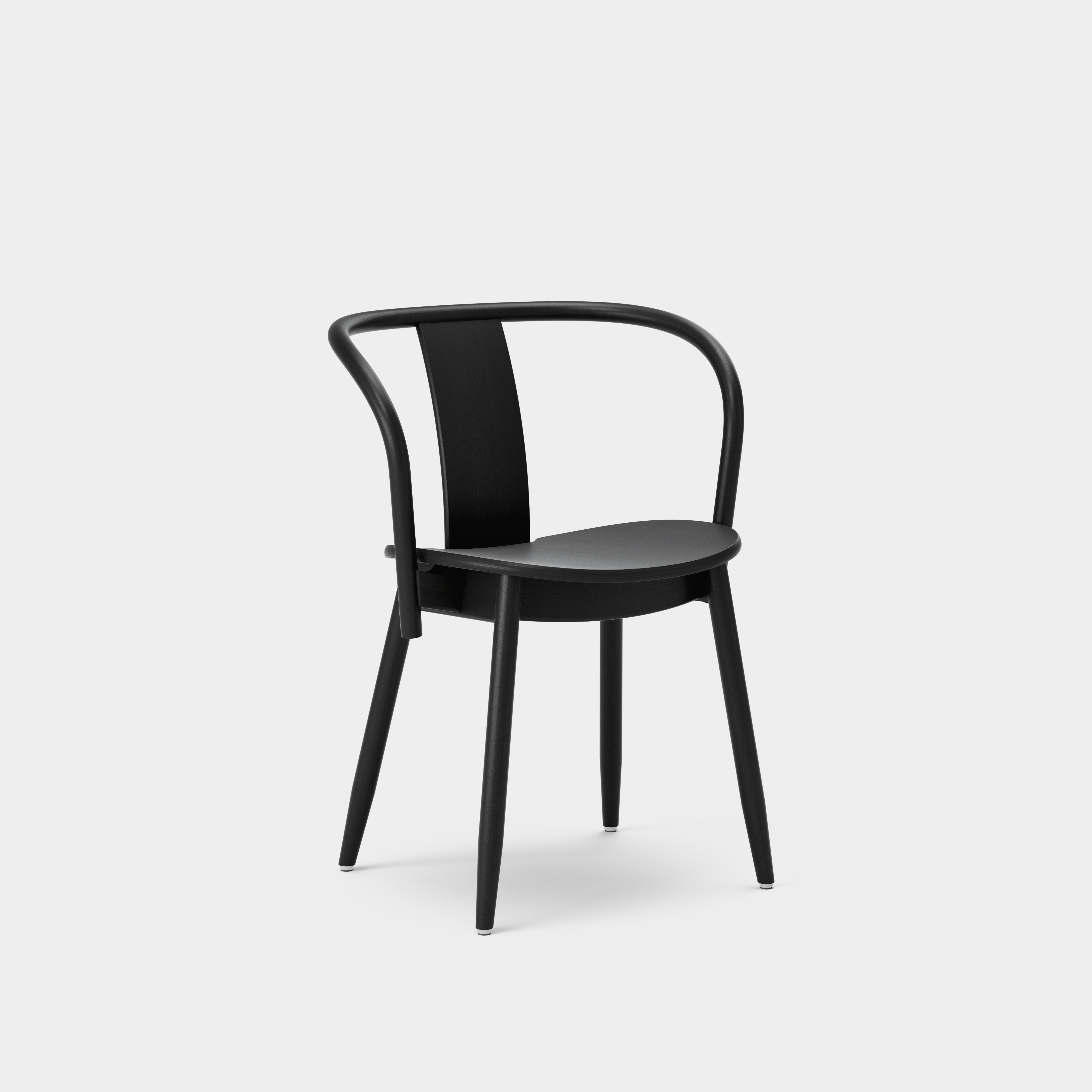 ICHA CHAIR BLACK STAINED BEECH