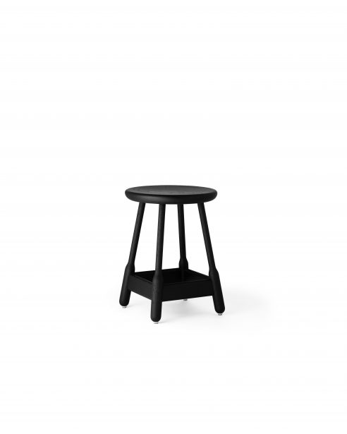 ALBERT stool black stained beech(high)