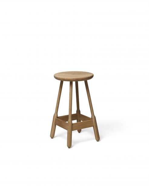 albert bar stool natural oak(high)