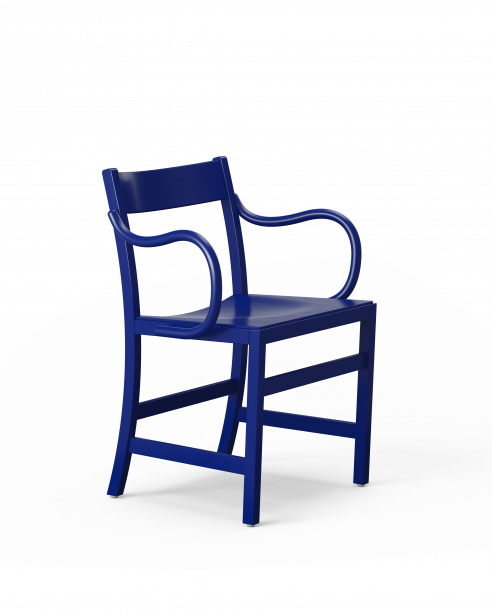 waiter xl armchair ultramarine blue