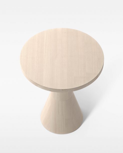 DRAFT SIDE TABLE h580 natural beech