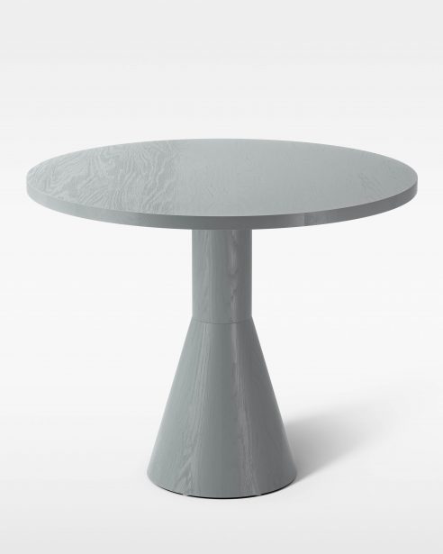 draft dining table GREY STAINED ASH