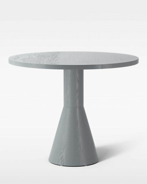 draft dining table GREY STAINED ASH