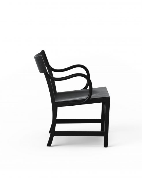 waiter xl easy chair BLACK STAINED BEECH