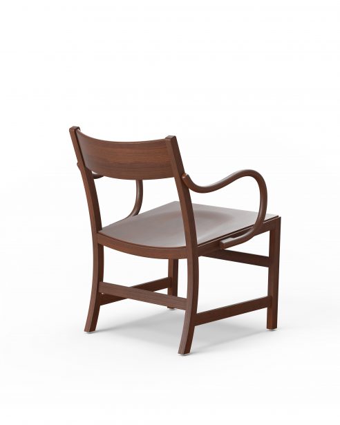 waiter xl easy chair WALNUT STAINED BEECH