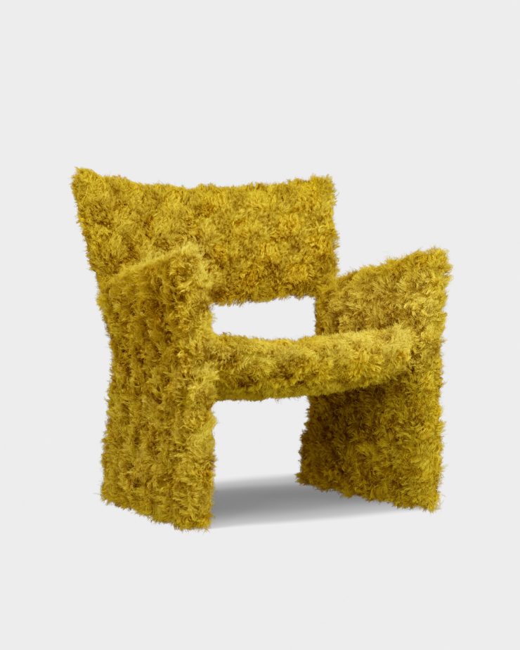 Crown Easy Chair – The Furry Edition