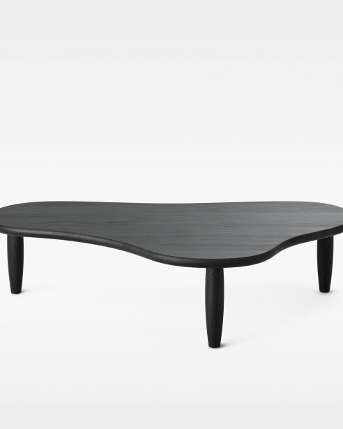 puddle table BLACK STAINED ASH