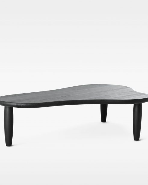 puddle table BLACK STAINED ASH