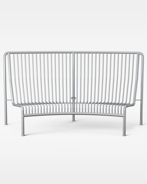 roadie bench – brused aluminium
