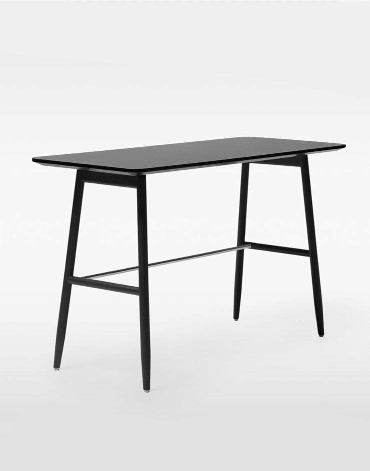 Icha Desk – Charcoal – Black Stained Oak