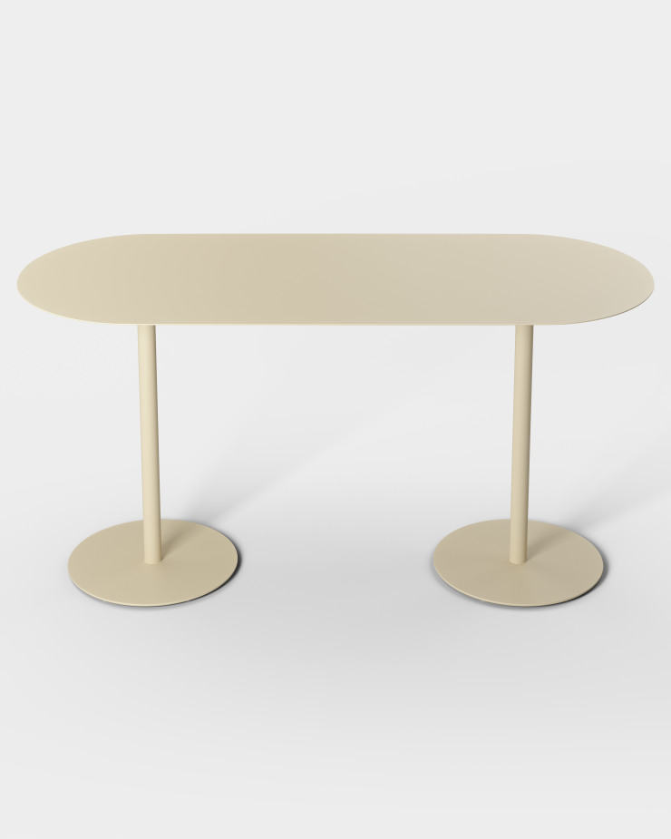Odette Counter Height Table Oval 1750×700 H:900